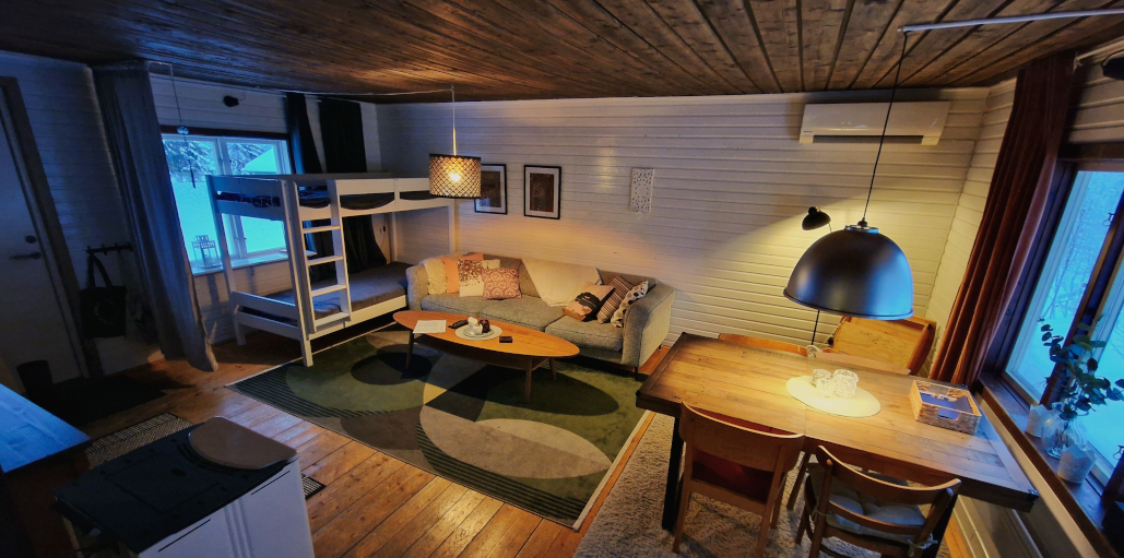 Cozy cabin interior